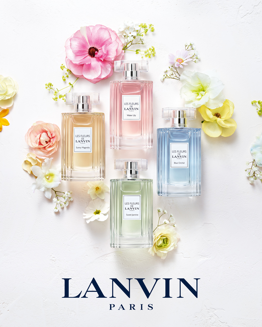 štyri druhy parfumov Lanvin