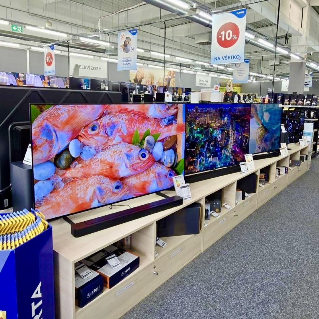 televizor, elektronika, spotrebiče